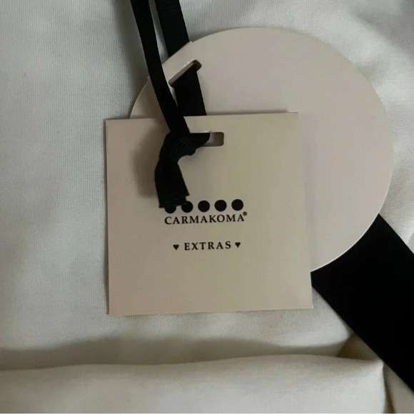 NWT CARMAKOMA White Lace Overlay Skirt - Picture 6 of 7